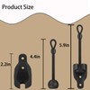 Universal Replacement Mounting Brackets of Exterior Sun Shades Outdoor/Indoor Roller