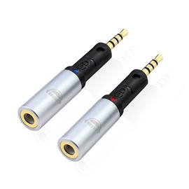 okcsc A Pair of Audio Adapter for Audio Technica ATH-R70X Heaphone to 3.5mm Earphone Cable Lossless Sound Quality Audio Converter HiFi Audio Converter