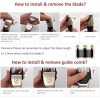 IWEEL 12 Piece Waterproof Dog Hair Trimmer Set Cordless 2