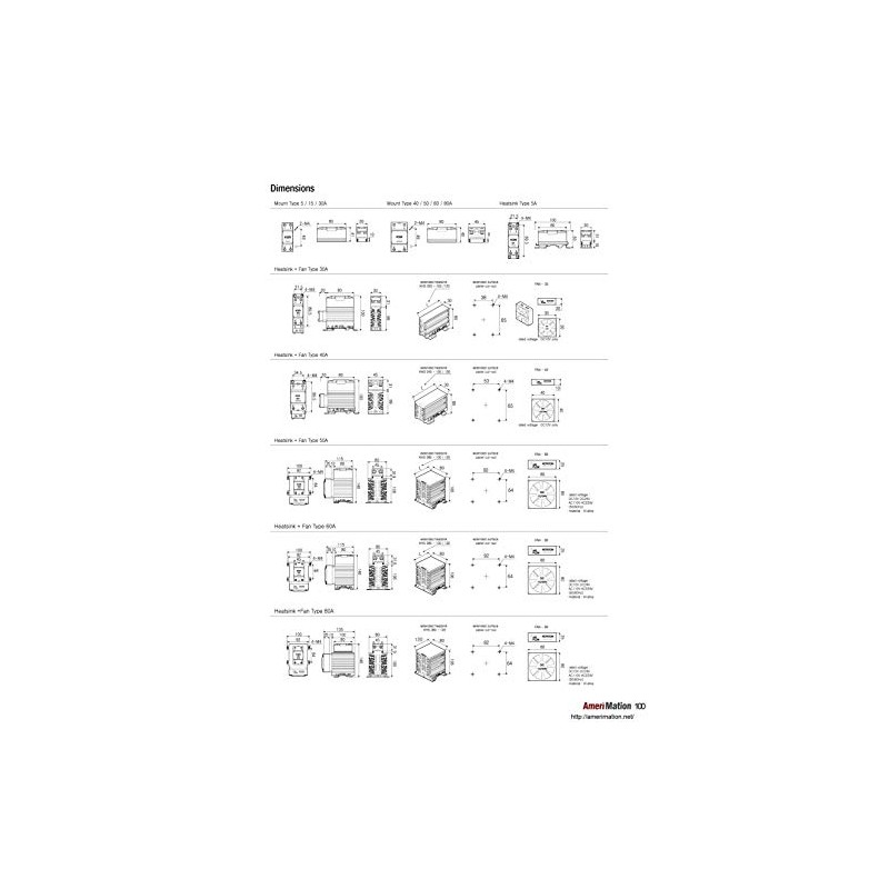 KSR5080ZD, Solid State Relay, Over Temperature Alarm, Single Phase, Zerocross,