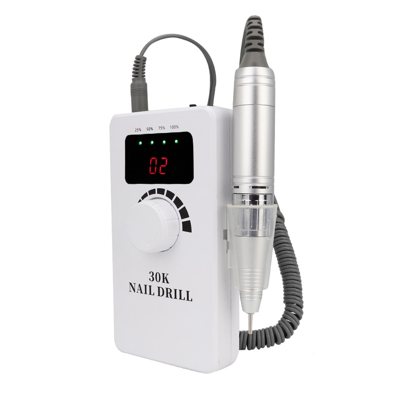 30000RPM Portable Nail Drill Machine Electric Nail Grinding Buffing Polisher