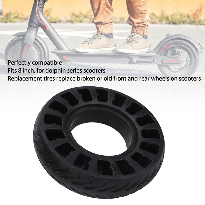 Electric Scooter Tire Professional 200x50 Rubber Solid Wheels Replacement Tire
