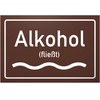 DankeDir! River Alcohol Flows Sign with Saying - Funny Gift