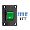GUETNEU 1Pcs Green LED KCD4 Boat Rocker Switch 2-Position 4-Pin