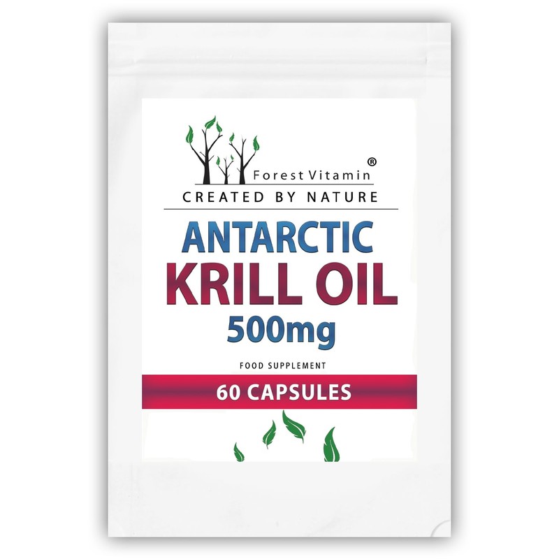 Forest Vitamin - Antarctic Krill Oil 500mg - 60 Kapseln