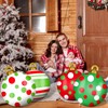 Jetec 4 Pcs 32 Inch Giant Inflatable Christmas Ball Large