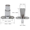 VictorsHome Push Plunger Lock 19mm x 32mm Cylinder Head Chrome