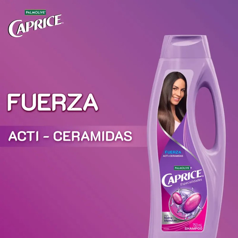 Shampoo Caprice Especialidades Fuerza Acti-Ceramidas 750 ml