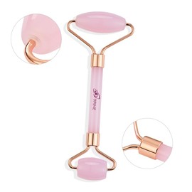 9 9PINE 3-in-1 Jade Gua Sha Set-Jade Roller & Gua Sha Kit& Facial Massage Pen,Top Choice for Puffiness Relief & Face Sculpting! Facial Massage Device for Skincare, Best Gift (Pink)