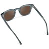 WMP Eyewear - Men's Retro Keyhole Polarized Square Sunglasses, Premium