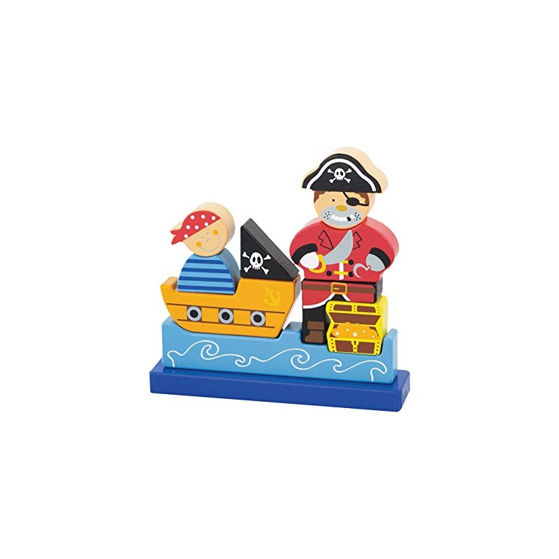 Viga Toys - 3D - Magnetpuzzle - Pirat