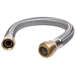 SharkBite U3088FLEX18LF Flexible Water Heater Connectors, 3/4-Inch by 18-Inch Length