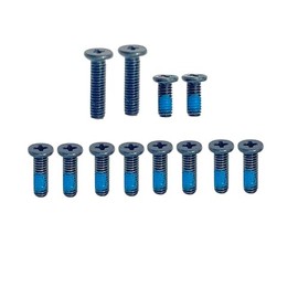 HSSDTECH 12PCS 2 Long 8 Medium 2 Short per Set Black Lower Bottom Base Cover Case Screws Replacement for ASUS TUF Dash F15 FX517 FX517Z FX517ZE FX517ZC Vis de Coque inférieure