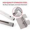 TYESTAND CPT-4 Undermount Sink Supports Brackets Adjustable Stainless Steel Installation