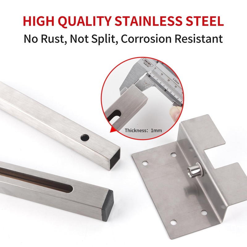TYESTAND CPT-4 Undermount Sink Supports Brackets Adjustable Stainless Steel Installation