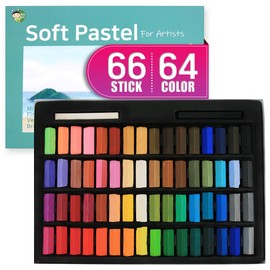 HA SHI Soft Chalk Pastels, 48 Assorted Colors, Soft Art Supplies for Artists, Professional Drawing Media, Stick Pastel for Advanced Users, DIY Beauty Nail Art, Pan Chalk Pastels
