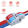 NineLeaf 10PCS Wire Connectors, 2 in 4 Out Lever Wire