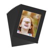 ZBEIVAN 11x14 Black Picture Mats with white Core Bevel Cut