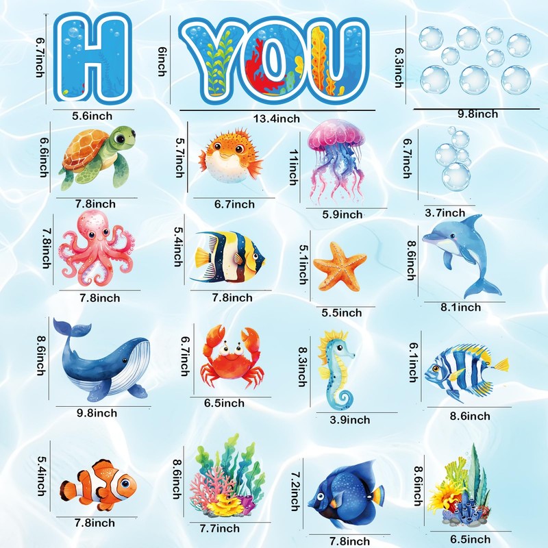 Ocean Bulletin Board Decorations - Ocean Theme Classroom Decorations Underwater