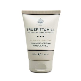 Truefitt & Hill Ultimate Comfort Shaving Cream Tube for Men, Unscented, 3.4 oz.