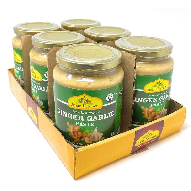 Asian Kitchen Ginger Garlic Cooking Paste 26.5oz (750g) Glass Jar,