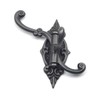 Antique Iron Triple Swivel Hat and Coat Hook
