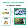 Minimprover Lead -Free Brass 16.9" Winterize Sprinkler System RV Motorhome