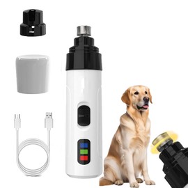 Silent Groom Pro Nail Grinder, Silent Groom Pro Pet Nail Clipper,Rechargeable Dog Nail Grinder, Safe Effective Portable Pet Nail Trimmer for Home Use