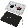 Partsam 2x Horizontal Mount Dual Stop Turn Tail Backup Reverse
