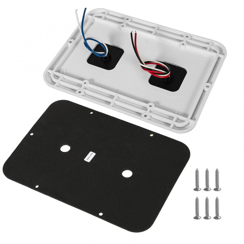 Partsam 2x Horizontal Mount Dual Stop Turn Tail Backup Reverse