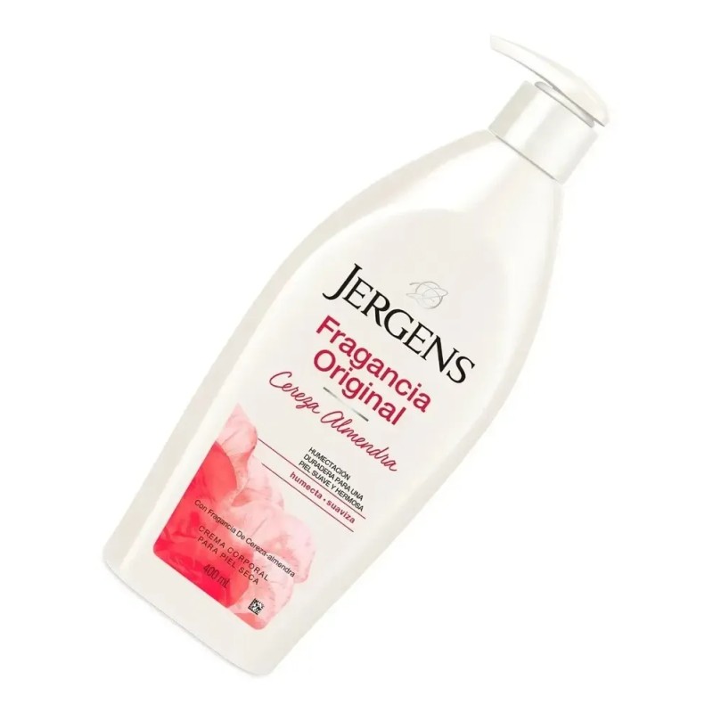 Jergens Crema Corporal Humectante Cereza Almendra Piel Suave