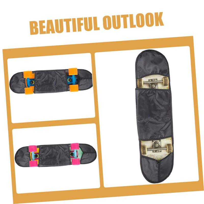 BIUDECO Skateboard Shoulder Sling Bag Practical Pouch for Skateboard Snowboard