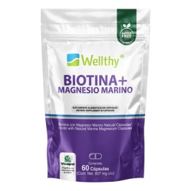 Biotina Magnesio Marino Caps Wellthy