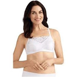 AMOENA Isabel Non-Wired Camisole Non-Wired Bra - White - 36A