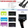 skineat 12" pwm Fan Extension Cable，4 pin Fan Extension Cable，Cable