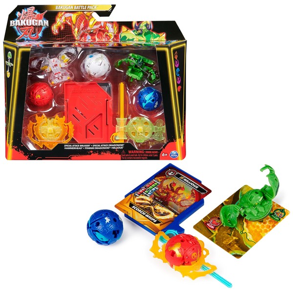 Bakugan 3.0 Battle Pack with 5 Balls, Customisable Action Figures