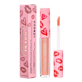 Plumping Lip Gloss Plumper - Matte Liquid Lipstick Long Lasting Lip Gloss Plumper Lip Makeup Non-Fade Lip Gloss for Women Girls (01#, 10g)