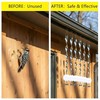 Bird Scare Rods, Silver Hanging Plastic Bird Deterrent Device with