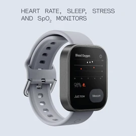 CMF by Nothing Watch Pro Smartwatch with 1.96 AMOLED display, Fitness Tracker, Built-in multi-system GPS, Bluetooth calling with AI noise reduction and up to 13 days of usage - Dark Grey