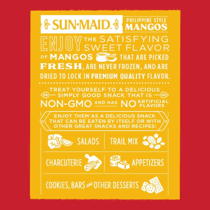 Sun-Maid Dried Mangos - 15 oz Resealable Bag - Dried