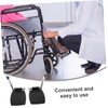 SAFIGLE 1Pair Heavy Duty Wheelchair Footrests Replaceable Portable Leg Rest