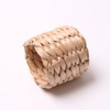 Natural Bamboo Straw Napkin Buckle Twine Napkin Corn Husk Napkin