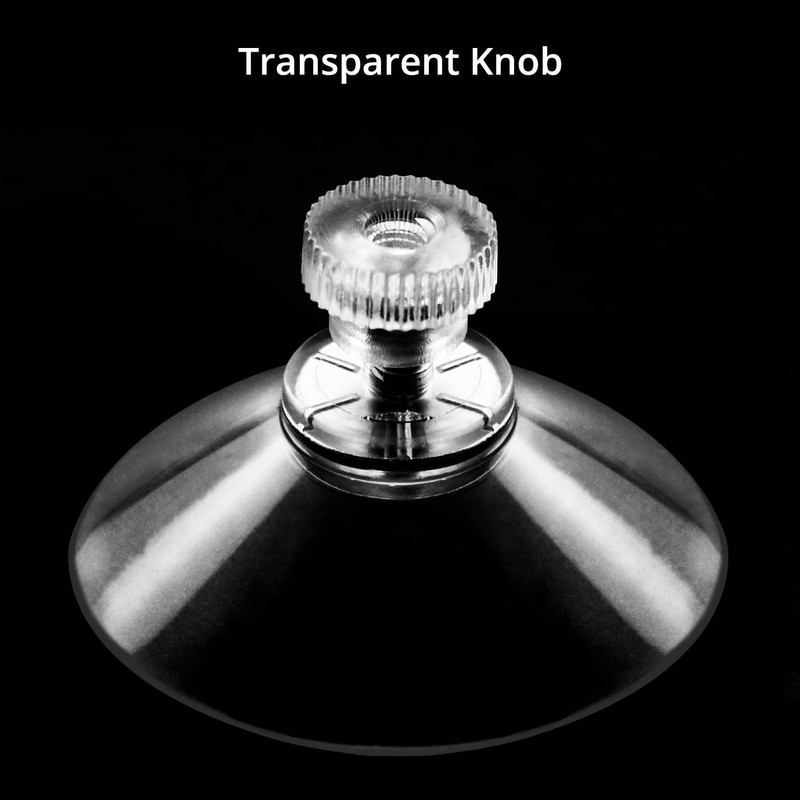 QWORK® Suction Cups for Windows Diameter 40 mm with Knurled
