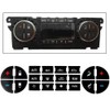 AC Dash Button Repair Kit -Compatible with Chevy, Best for
