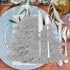 4PCS Christmas Tree Cutlery Holder Felt Christmas Tableware Holders Forks