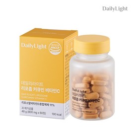 Daily Light 데일리라이트 리포좀 커큐민 비타민C 60정 1개 Daily Light Liposome Curcumin Vitamin C 60 Tablets 1 Pack