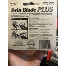 Harmon TRAC II & ATRA  Razor Blade Refill Cartridges - 40 Count, USA Made Blades