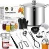 Canning Supplies Starter Kit - Water Bath Canning Pot with