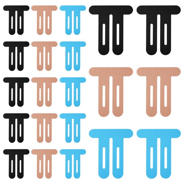 21pcs Precut Kinesiology Tape for Knees, Breathable Cotton Kinetic Knee