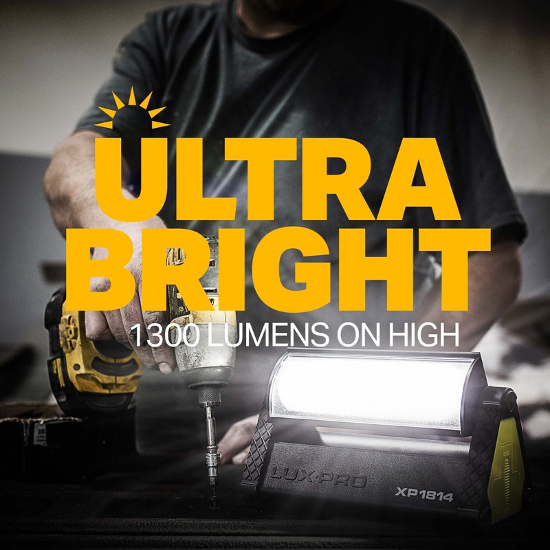 LUXPRO Pro Series 1300 Lumen Directional Pivoting Work Light -